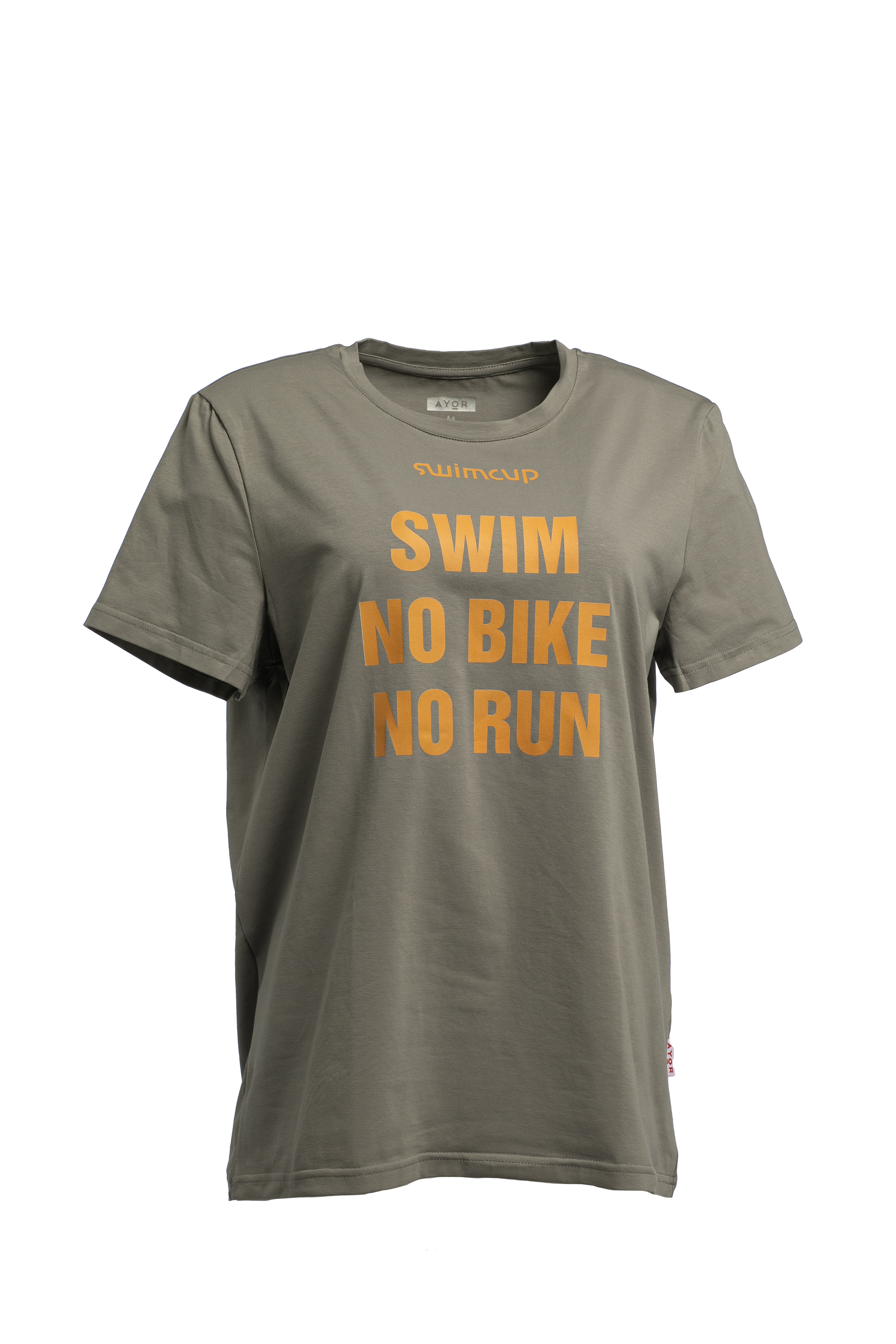 футболка классическая swim no bike no run